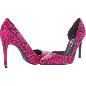 Jessica Simpson Hot Pink Pump Heel